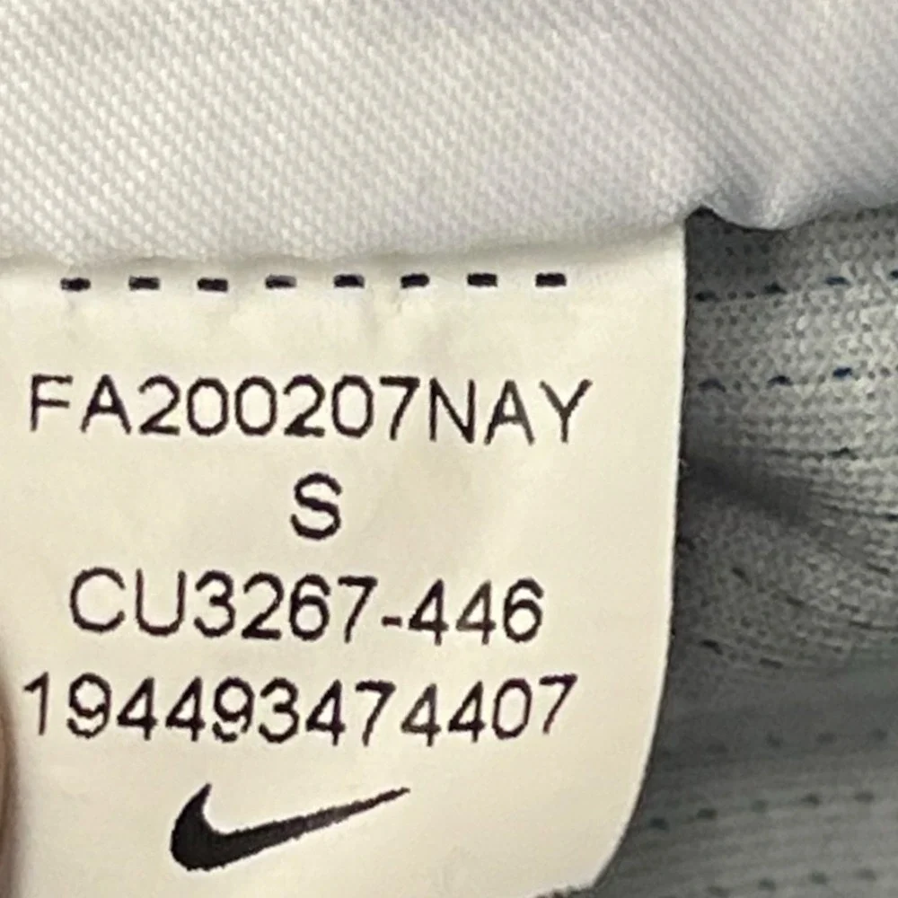 Nike Running Quarter Zip Blue Dri Fit Thumbholes‎ Reflective Swoosh Pullover S